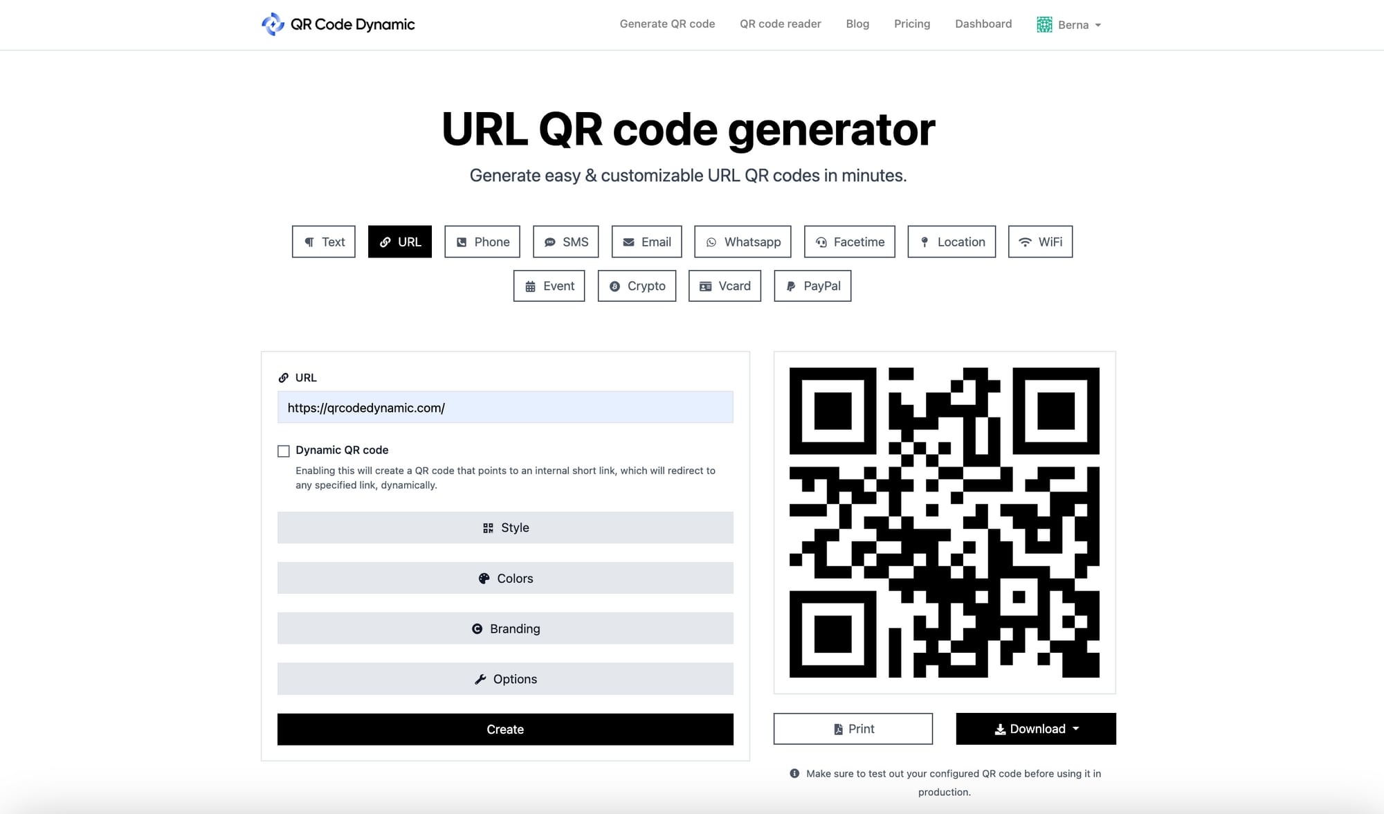 QR Code Generator In Action