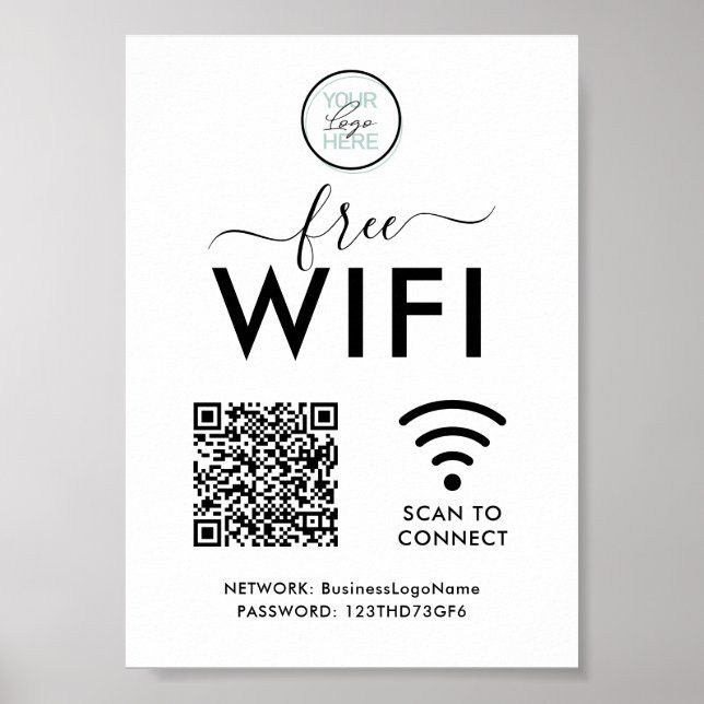 Wifi QR Code at Cafes