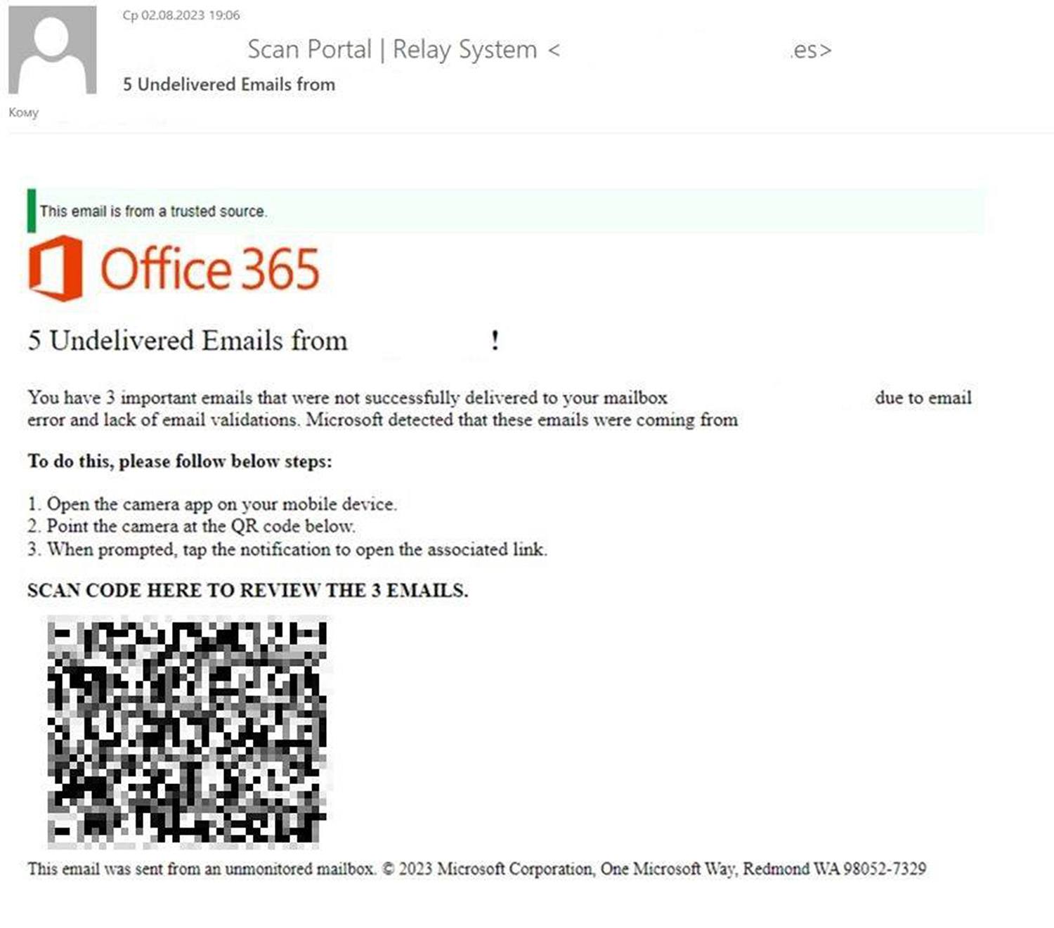 QR Code Scamming