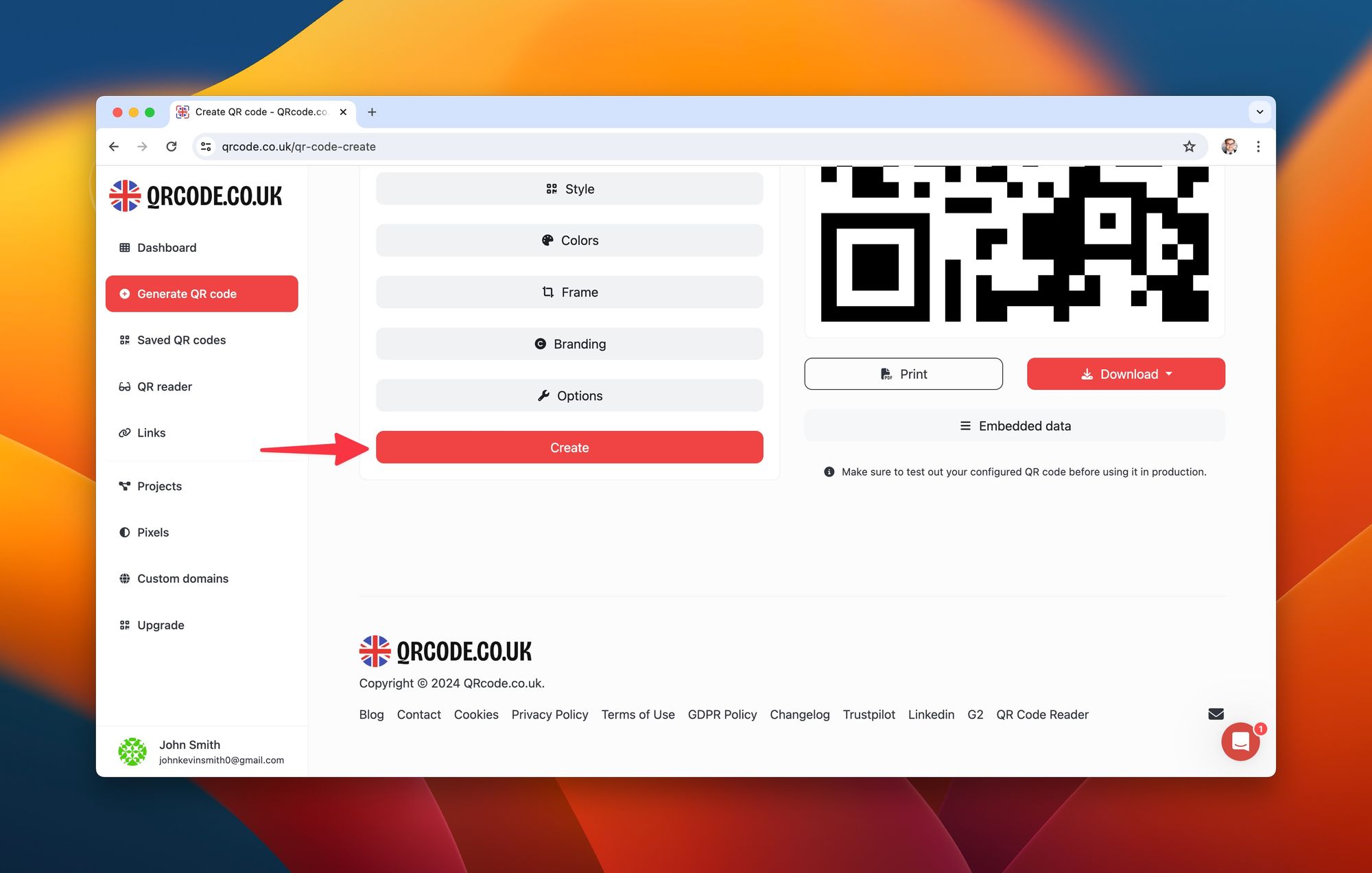 Personalize QR Code