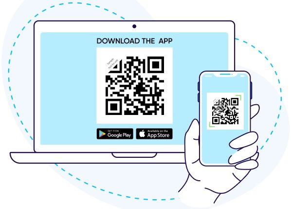 QR Code for Downloading Apps