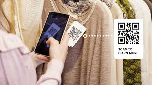 QR Codes on Product Labels in a Retail Store