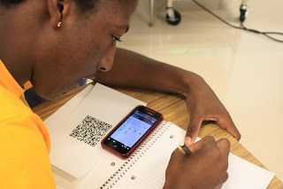 QR codes in a Classroom Setting