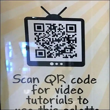 Video Tutorials in Retail via QR Code