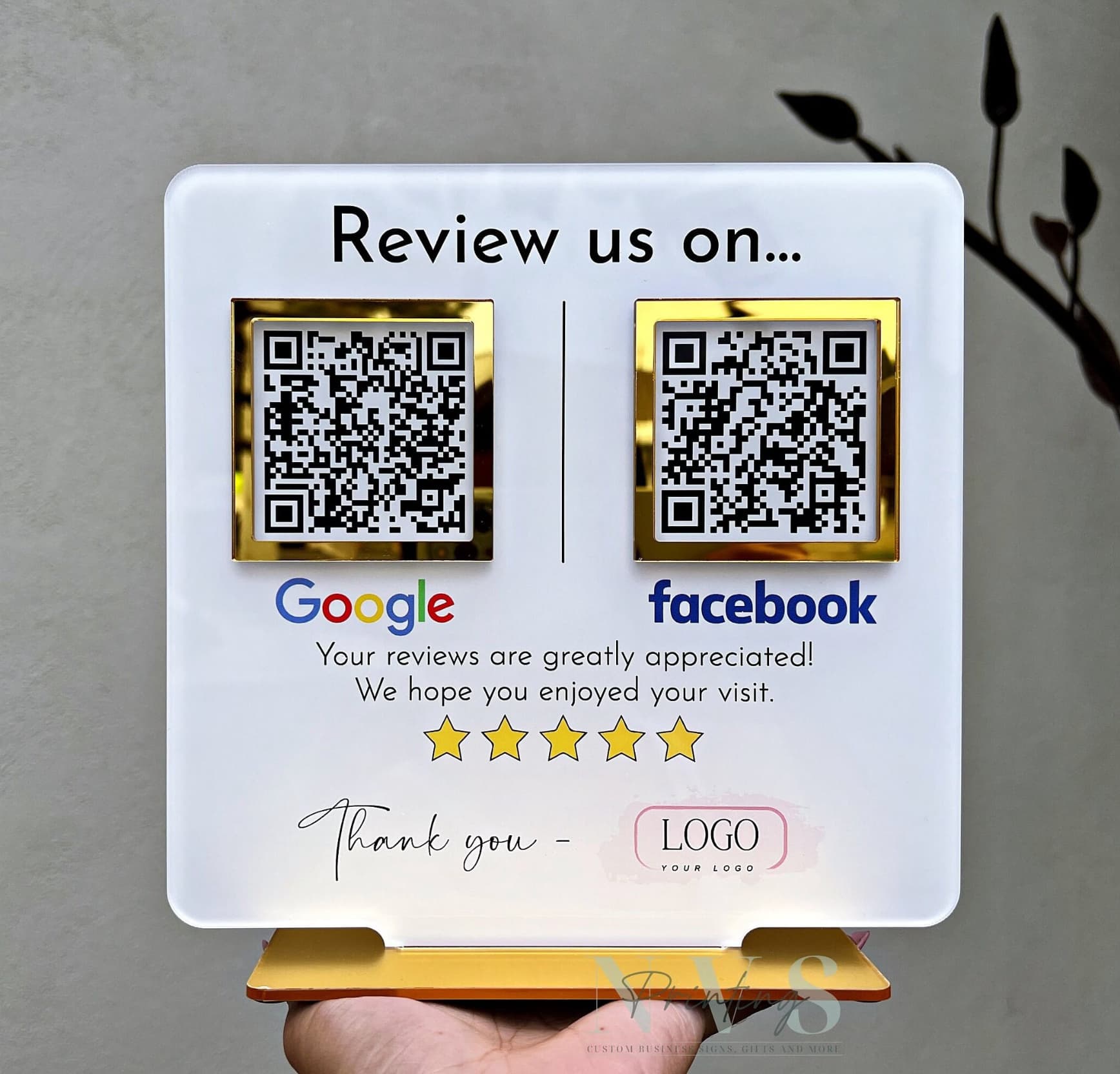 qr code reviews use cases for google and facebok