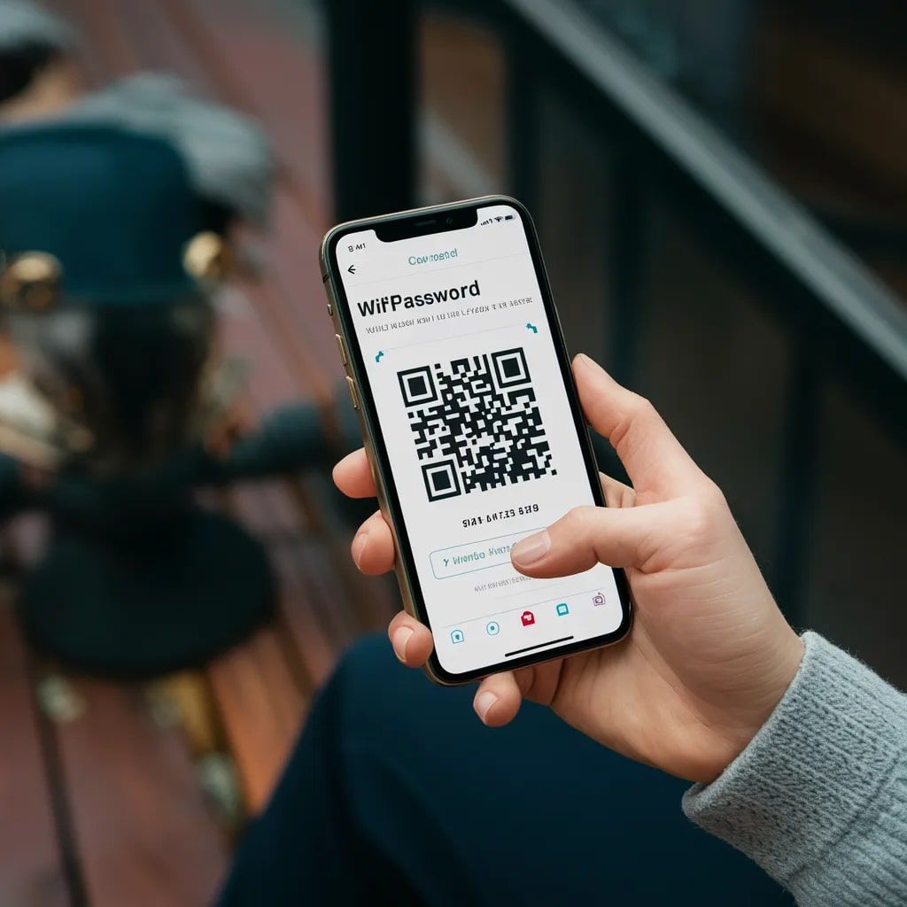Simpyling Scanning QR Code for Wifi