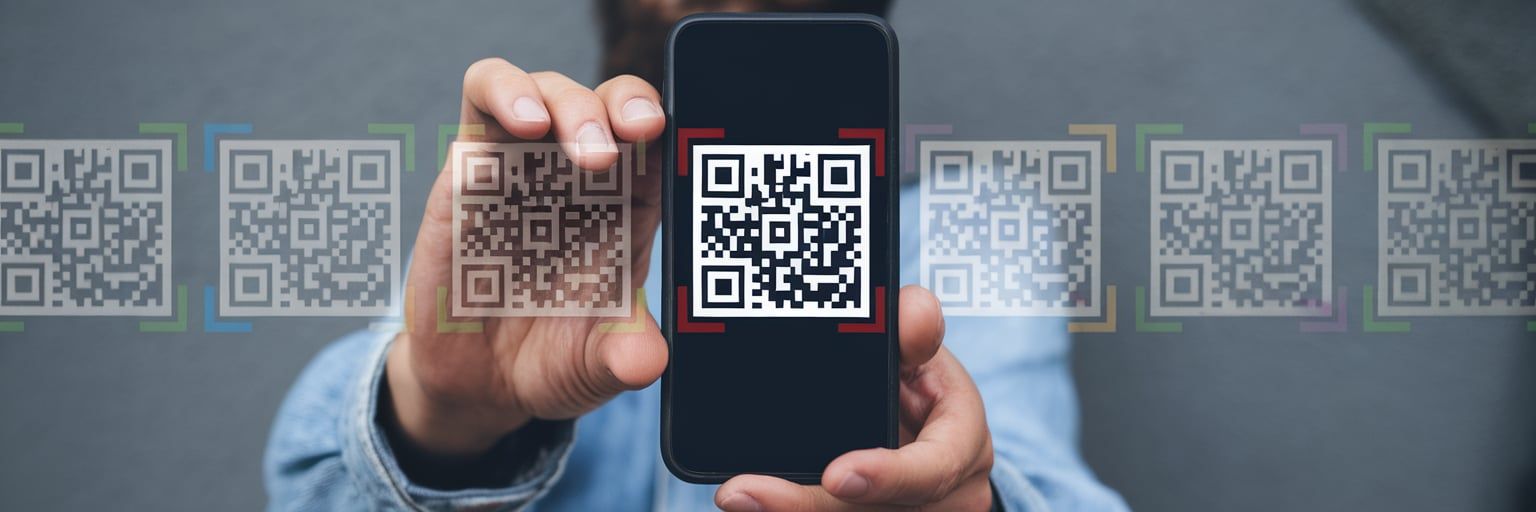 qr codes in use for screenshot