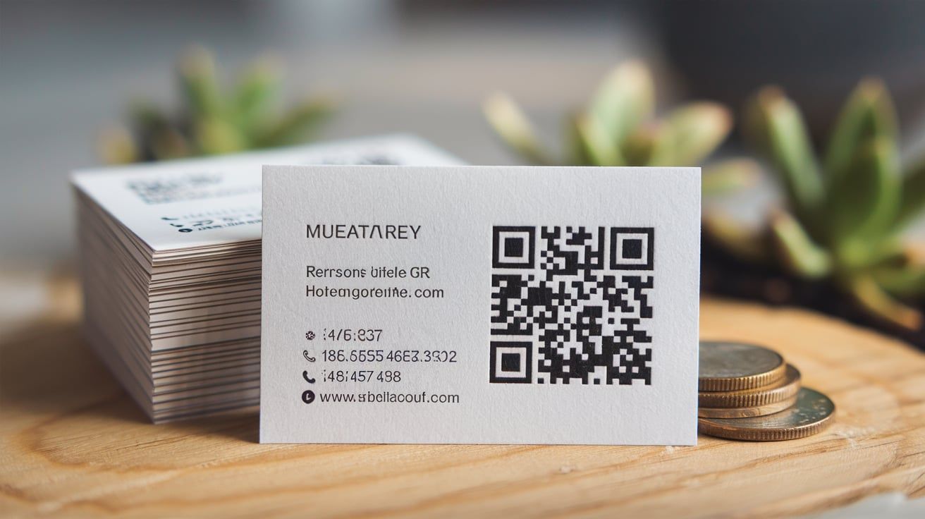 QR Code Placement on Business Cards