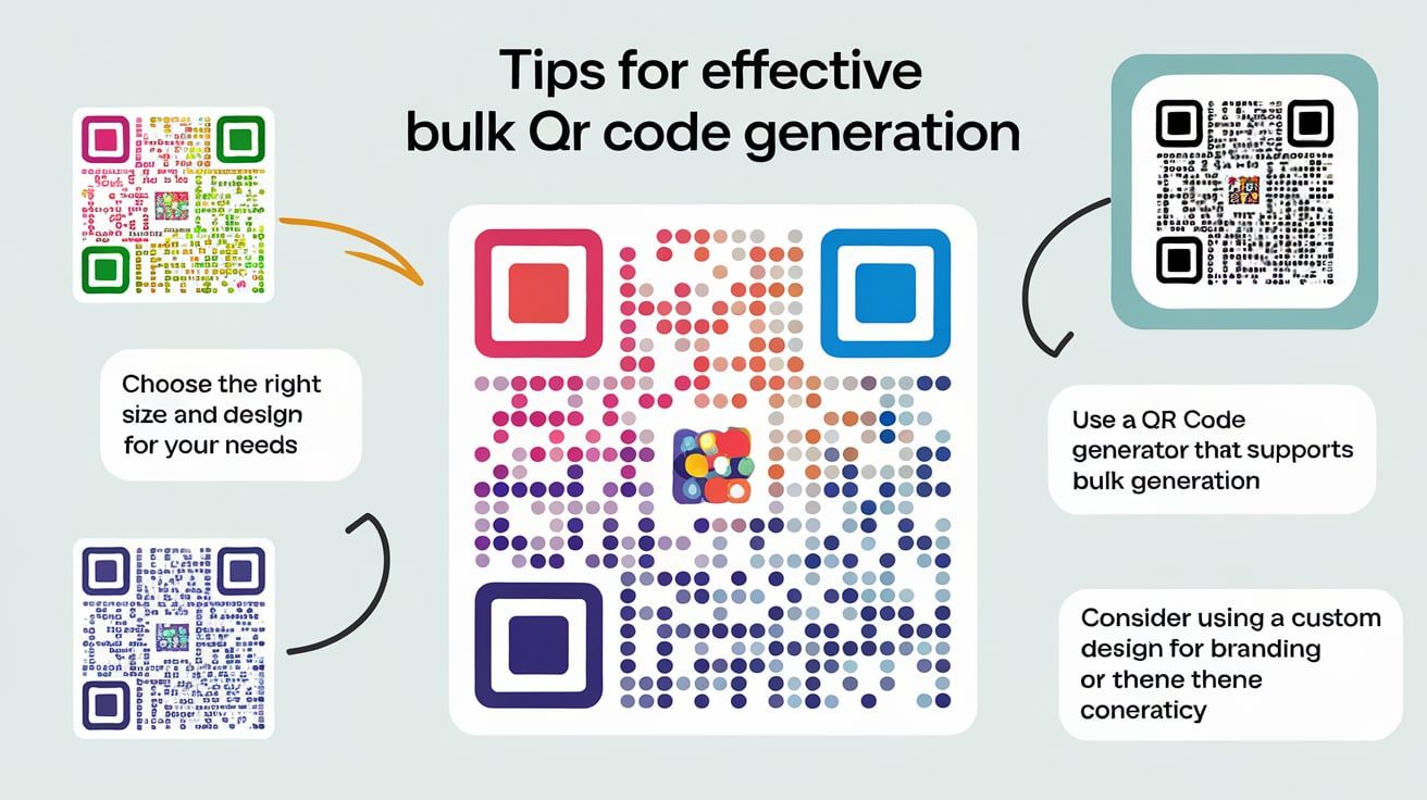 visualizing the tips for effective bulk QR code generation