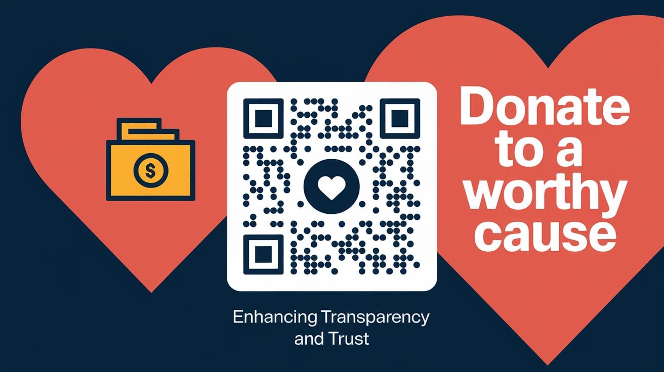 Image 5: Enhancing Transparency and Trust QR Code for Donations