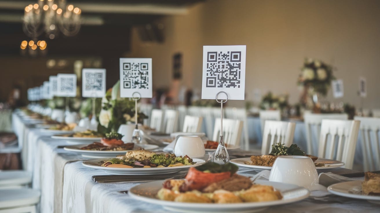 nform your guests about how to use the QR codes effectively