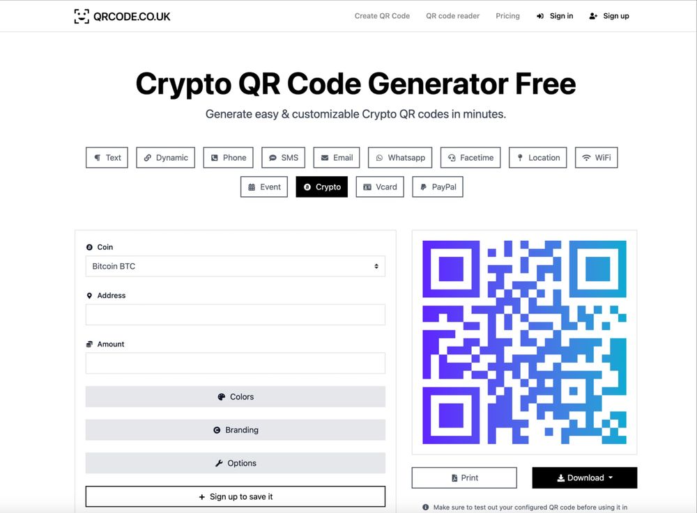 ethereum qr code generator