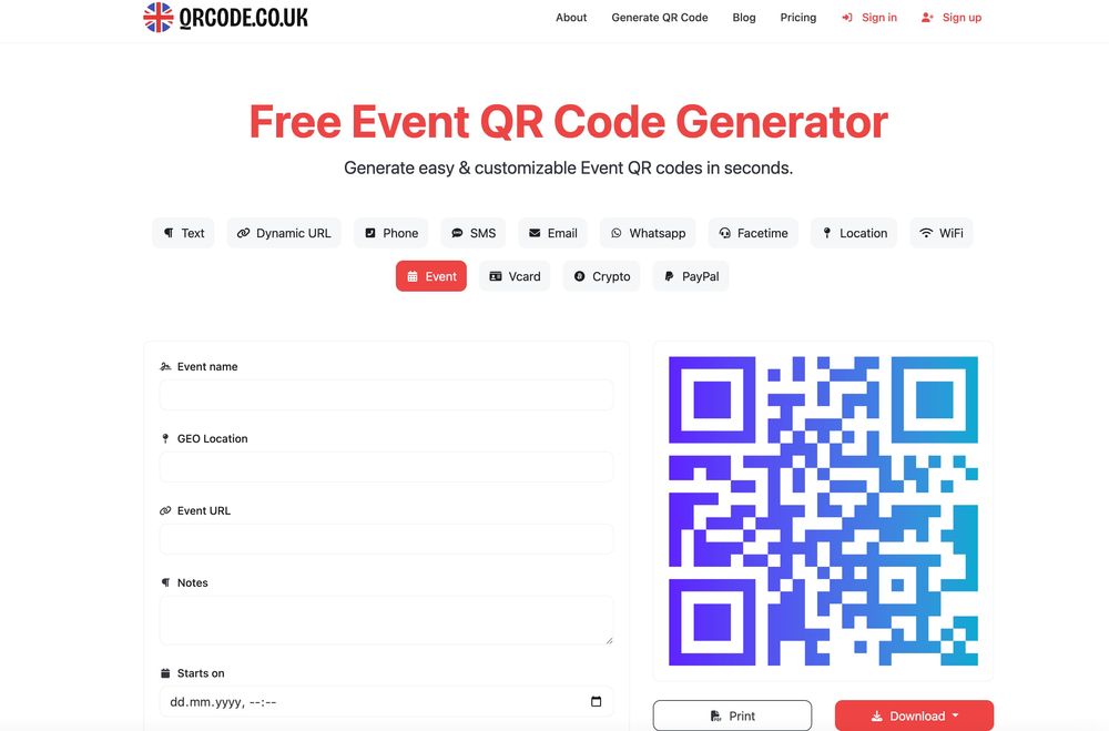 How to Create Save The Date RSVP QR Code