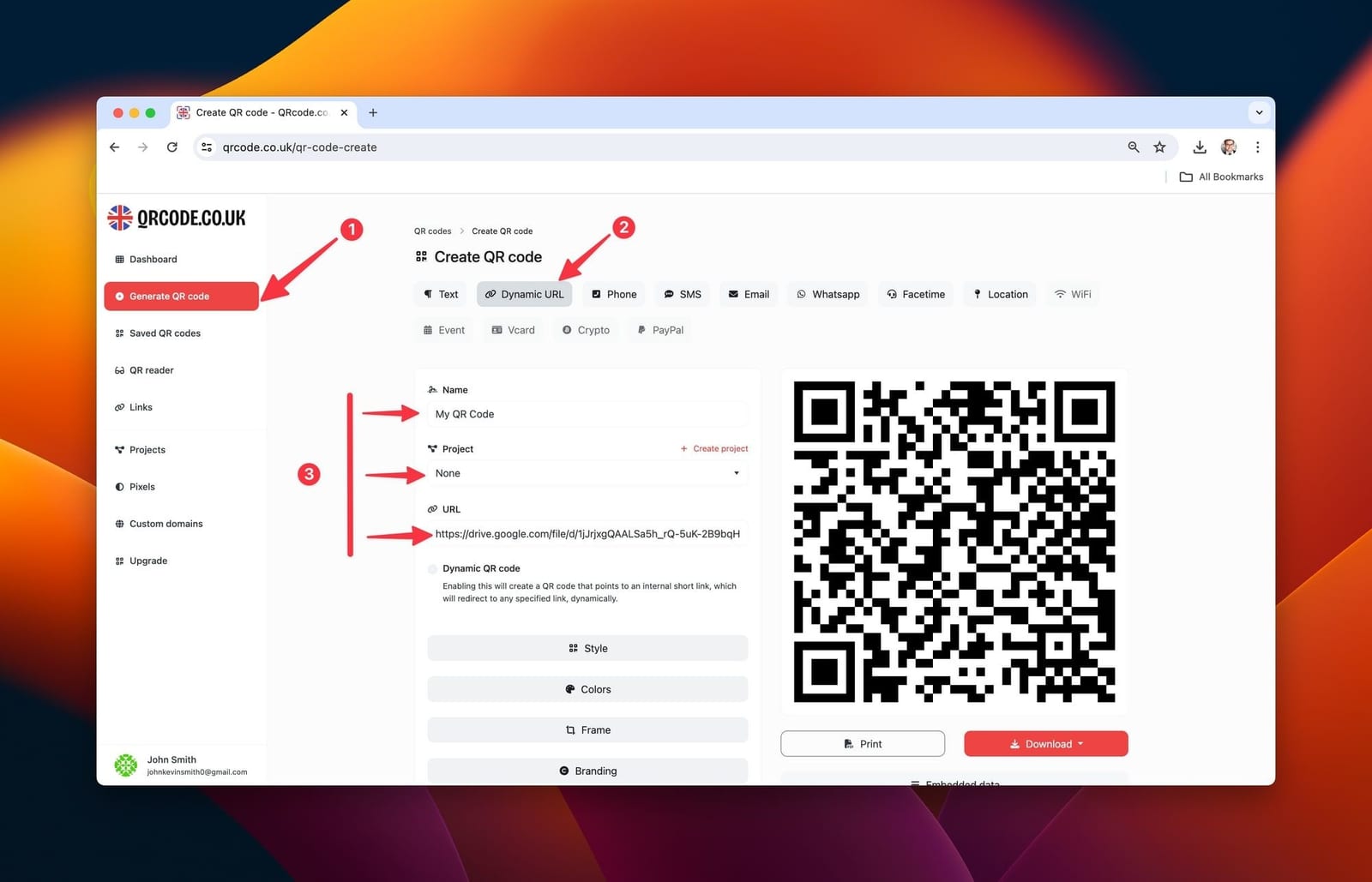 Google Drive Code How to Generate QR Code for Google Drive?