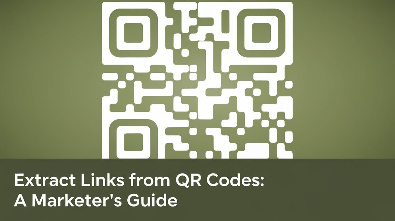 Extract Links from QR Codes: A Marketer’s Guide
